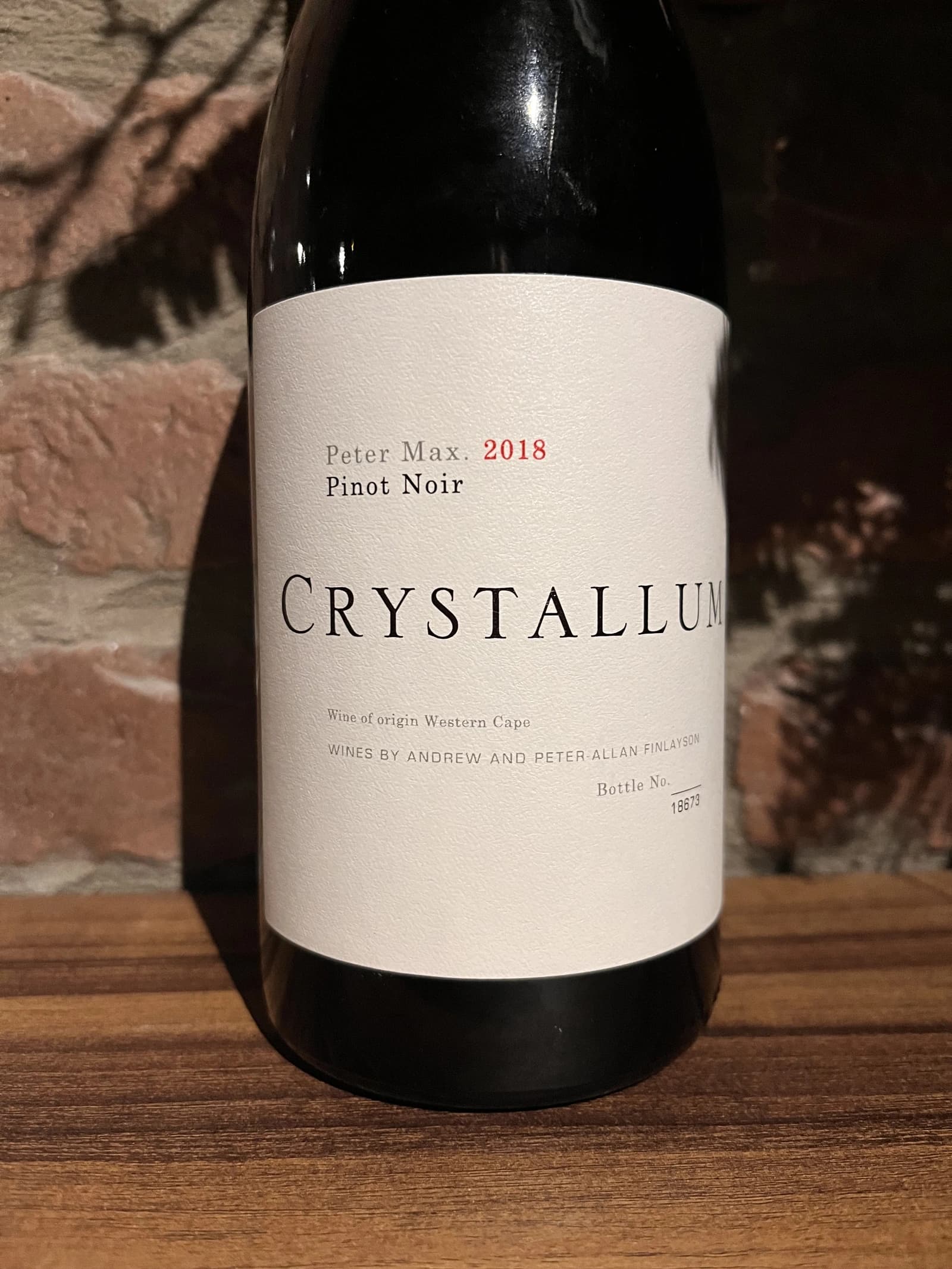 Crystallum Peter Max Pinot Noir 2018