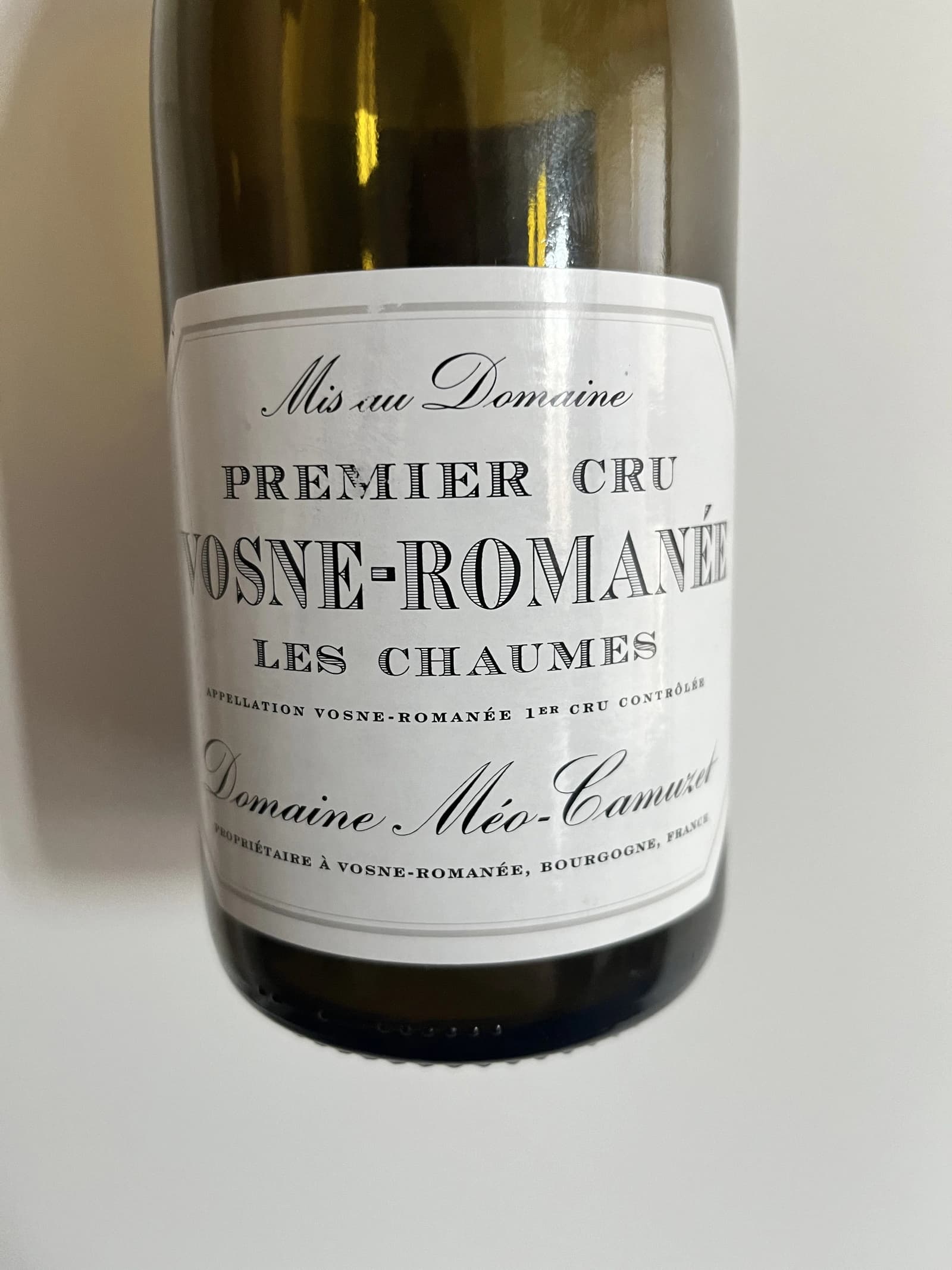 Domaine Méo-Camuzet Vosne-Romanée 1er Cru Les Chaumes 2015