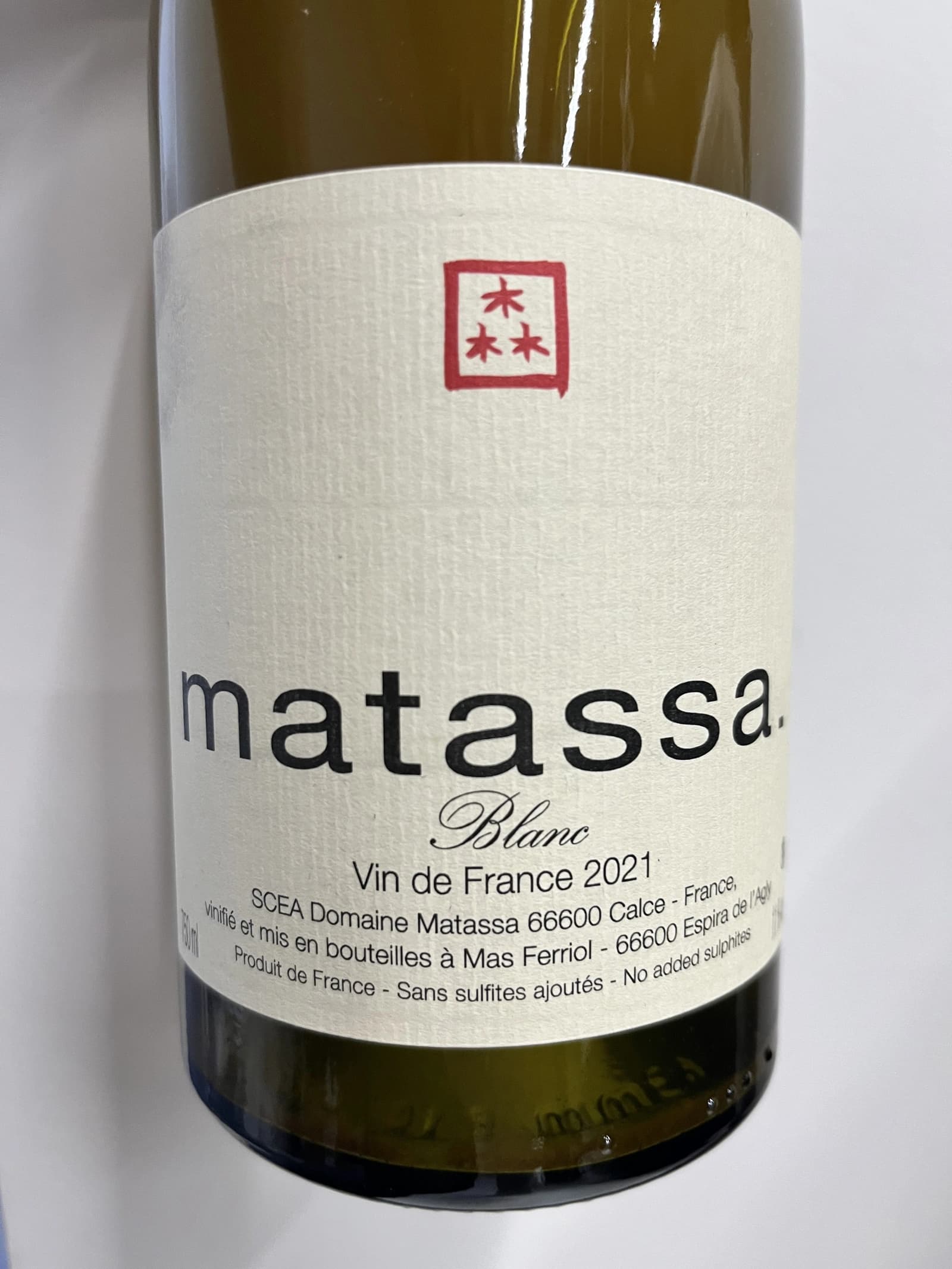 Matassa Blanc 2021