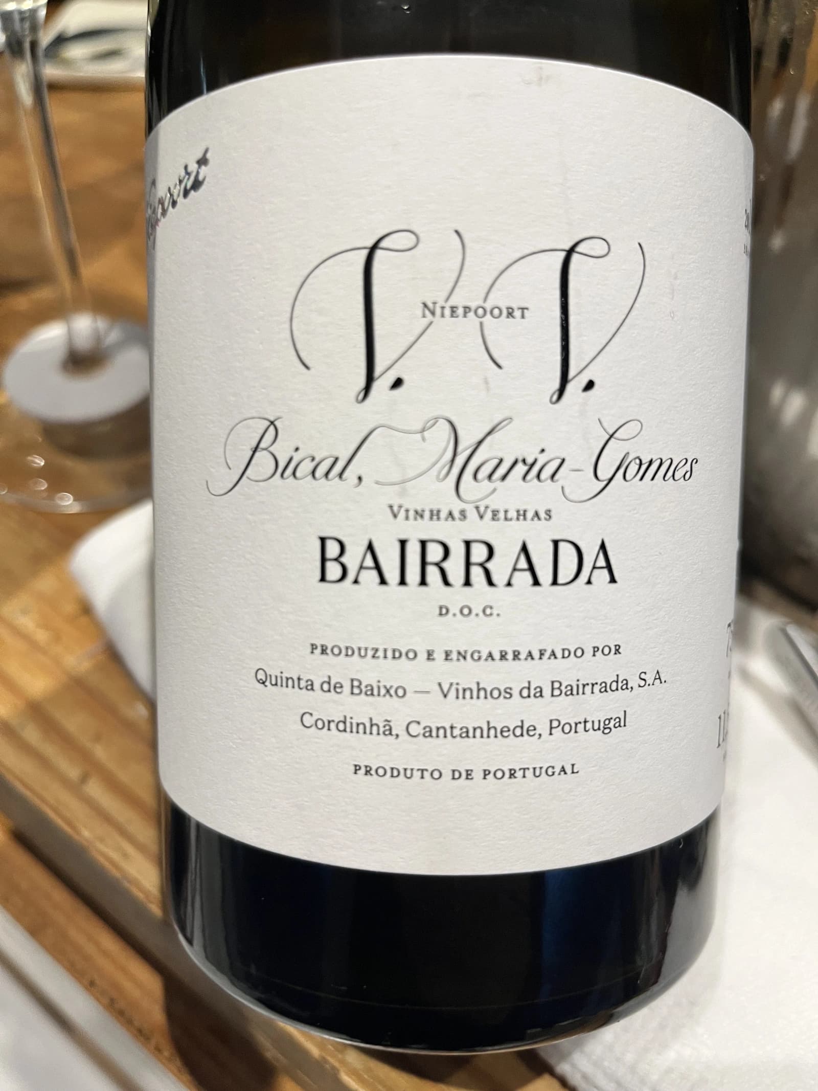 Niepoort Vinhos S.A. Bical Maria-Gomes Bairrada 2015