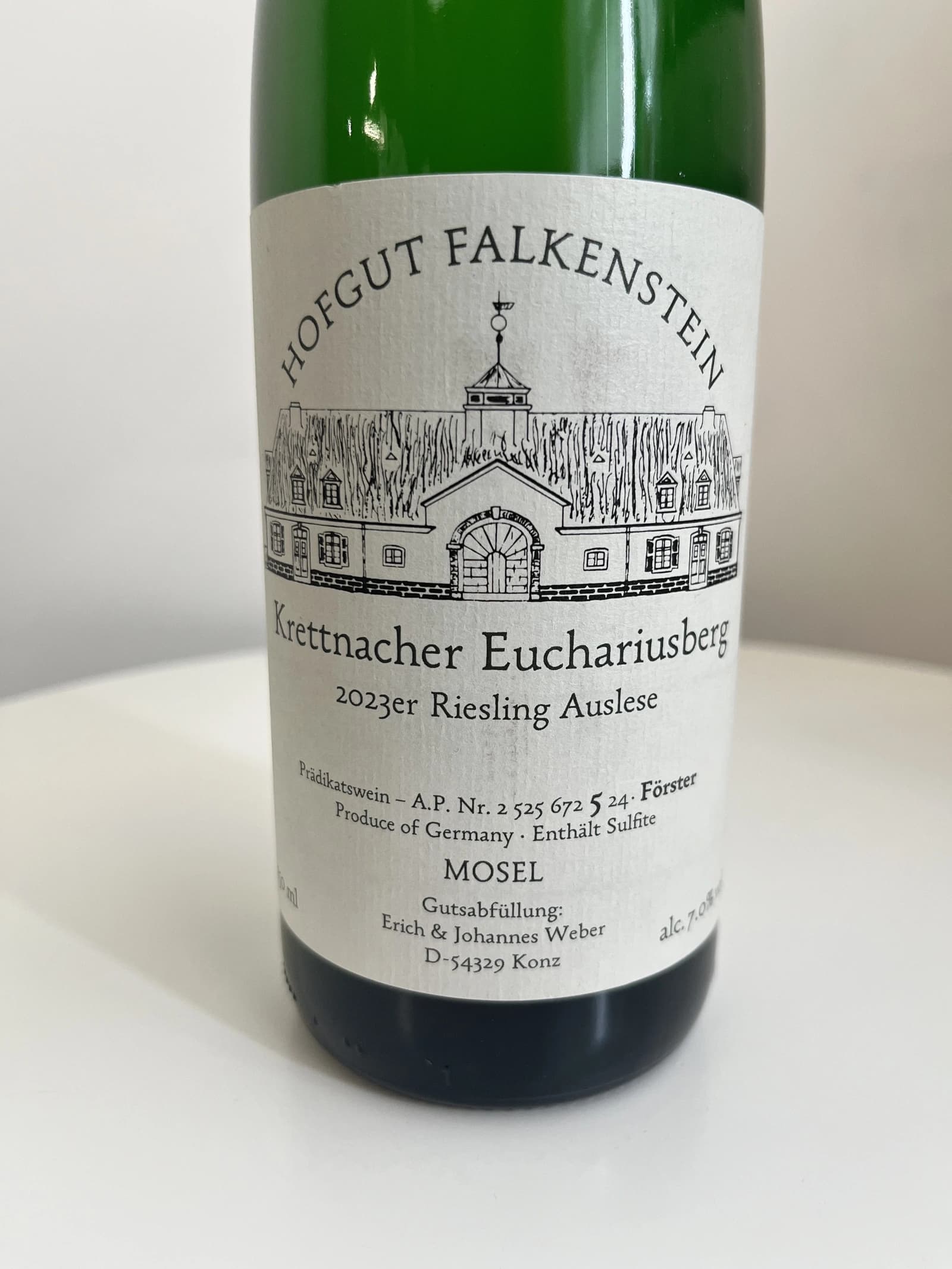 Hofgut Falkenstein Krettnacher Euchariusberg Riesling Auslese 2023