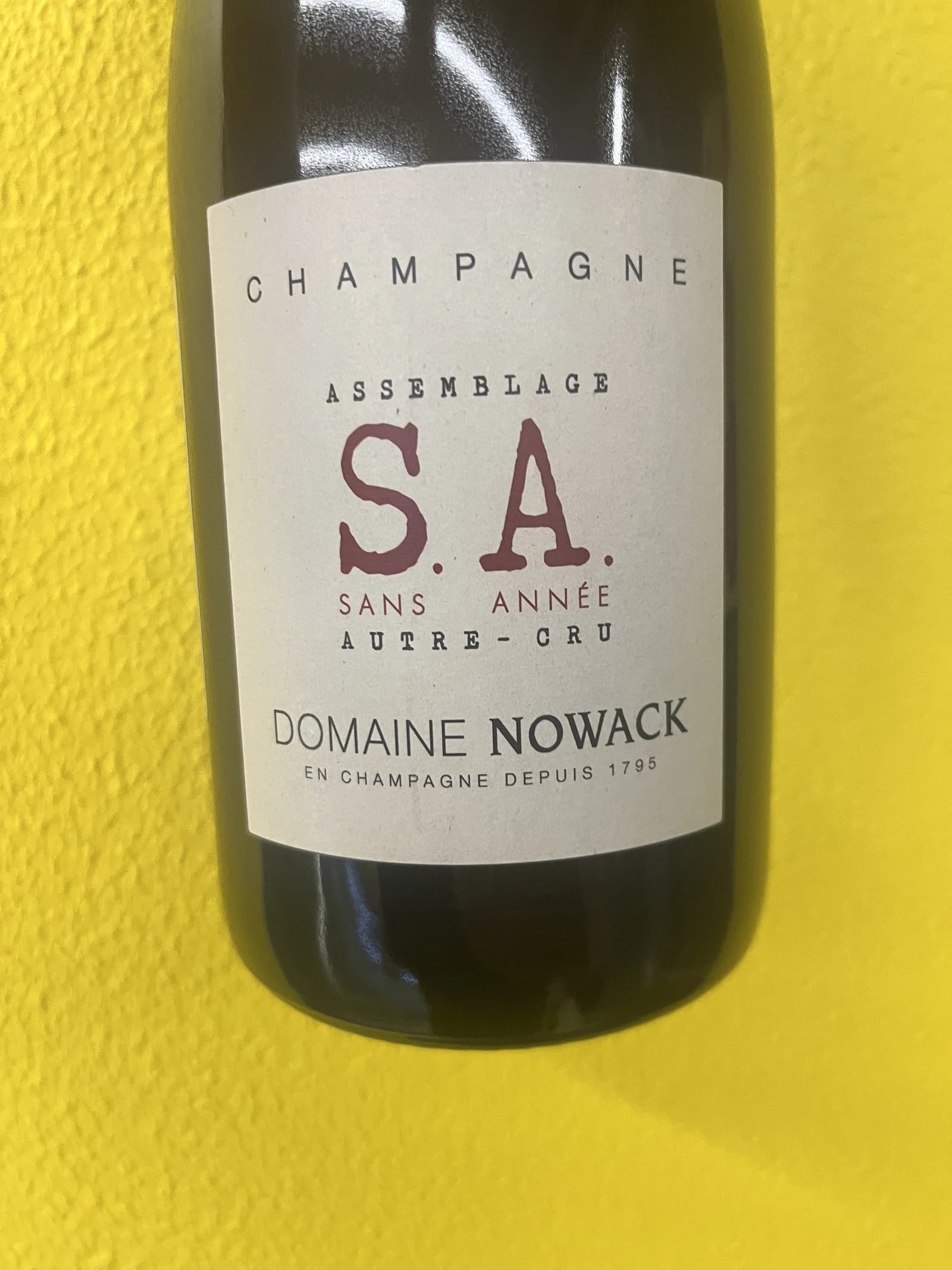 Domaine Nowack Assemblage Sans Année Autre Cru NV