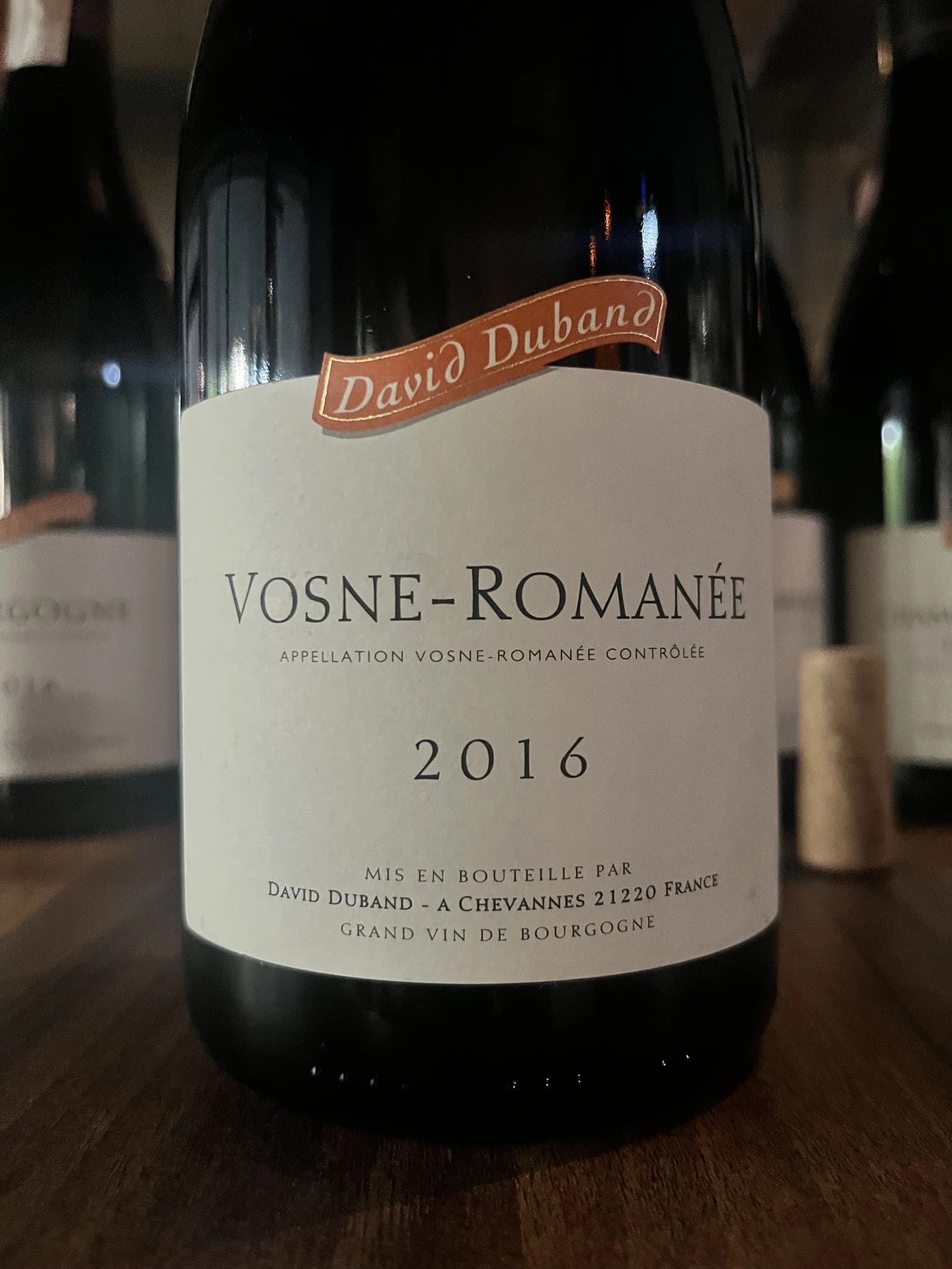 David Duband Vosne-Romanée 2016